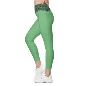 Green Leggings With Pockets