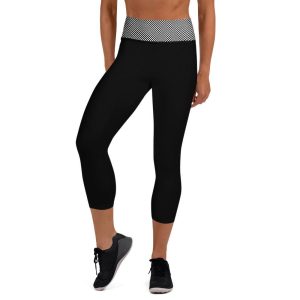 Yoga Capri Black Leggings
