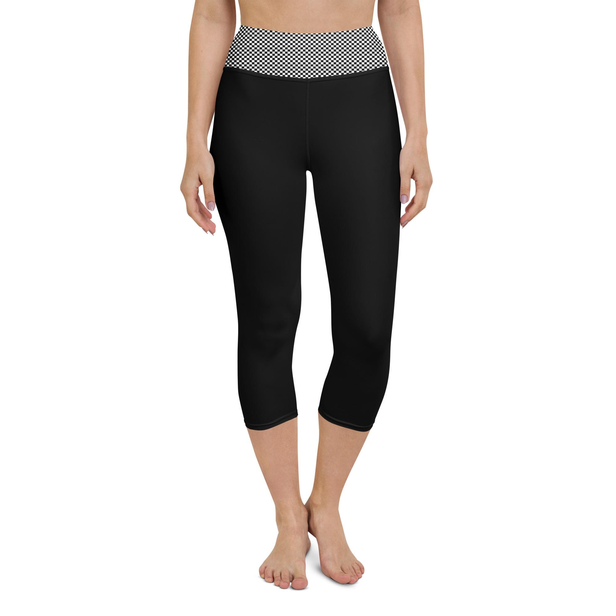 Yoga Capri Black Leggings