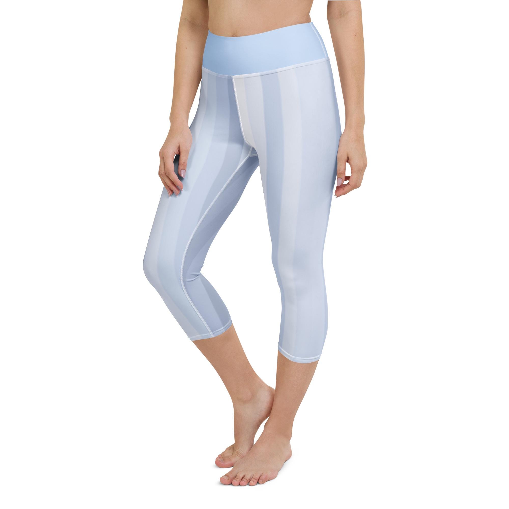 Yoga Capri Blue Leggings