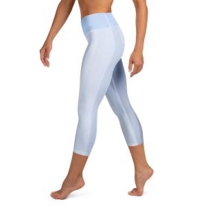 Yoga Capri Blue Leggings