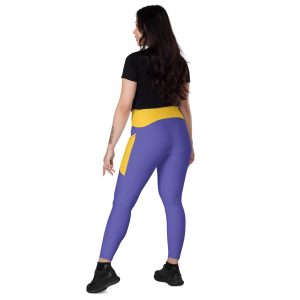 Purple Leggings With Pockets
