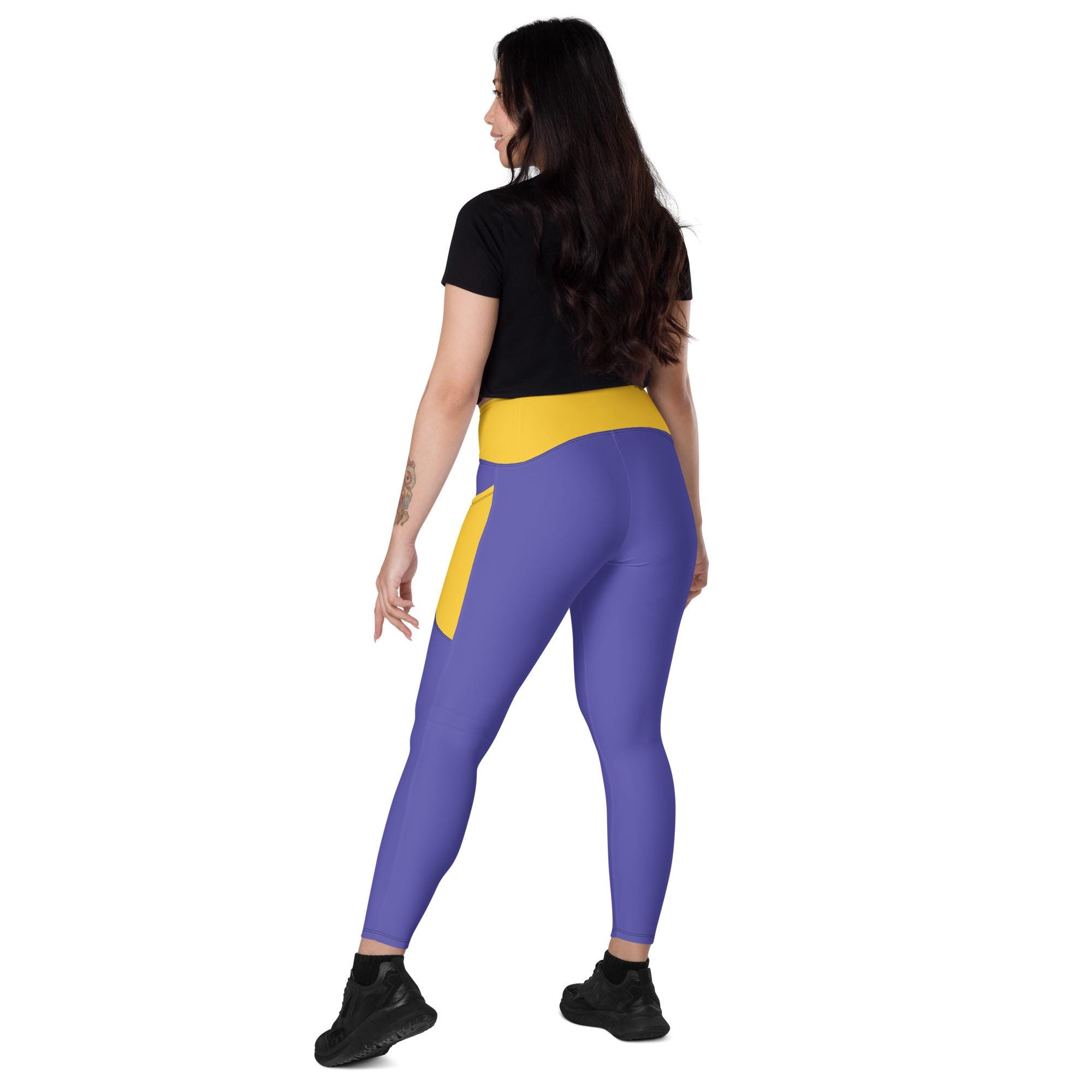 Purple Leggings With Pockets